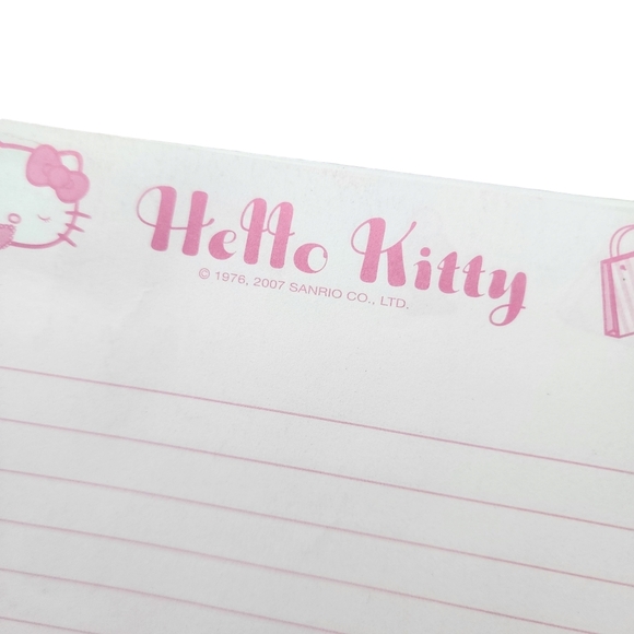 HELLO KITTY x Y2K Sanrio Binder Lightweight Pink Vinyl Perfume Beauty 11.75" - Picture 4 of 6